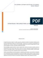 Planeación Argumentada Inglés II