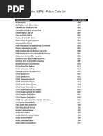 HP Diagnostics (UEFI) Failure Code List