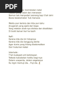 Puisi Tema Cita Cita Rima Abab - Pantun Cinta