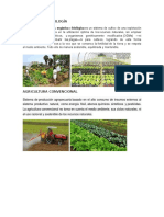 AGRICULTURA ECOLOGÍA