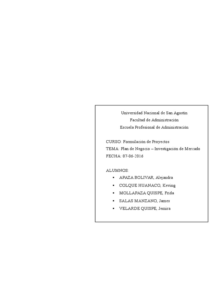 Investigacion De Mercado Mazfrut Mercado Economia Postres