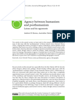 Agecy between humanism and posthumanism - Latour and his opponents_Andrew B Kipnis.pdf