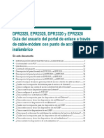 WebStar EPR 2320 - User Manual - SPANISH PDF