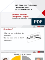 Teaching English Through English and Use of Materials: Jornada Escolar Completa - Inglés