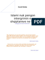 Islami Nuk Pengon Inter Grim In e Shqiptareve Ne Ue