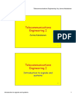 Telecommunications Engineering I - Introduction to Signals and Systems