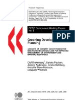 Greening Development Planning: OECD Environment Working Papers No. 5