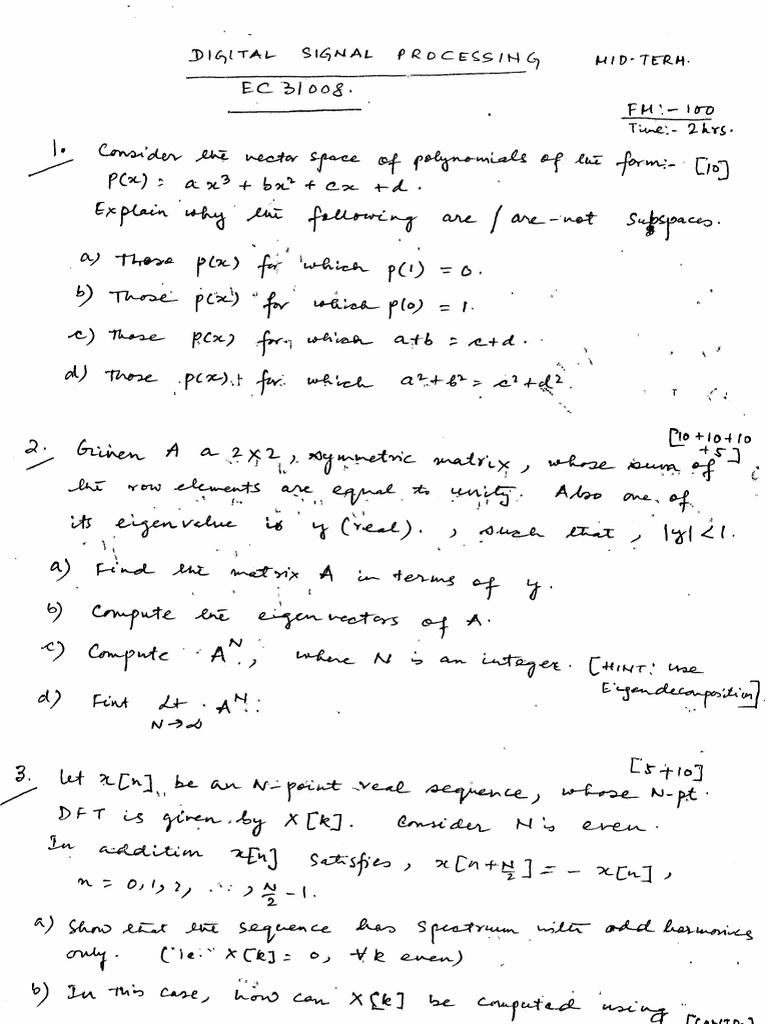Digital Signal Processing PDF Signal Processing Teaching Mathematics