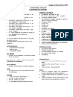 Lista de Utiles Escolares 3 Pri 2017