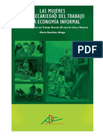 Las Mujeres y La Precariedad Del Trabajo en La Economia Informal