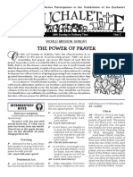 The Power of Prayer: World Mission Sunday