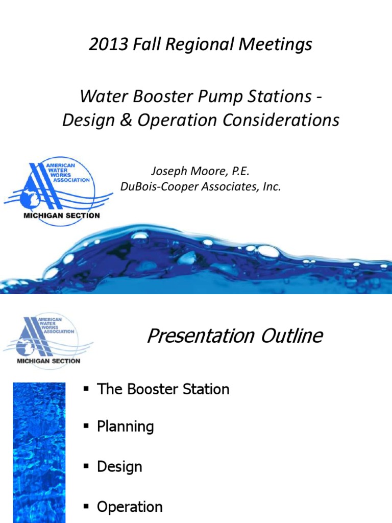 Water Booster Pump Station Design Guide | PDF | Water Supply Network | Pump