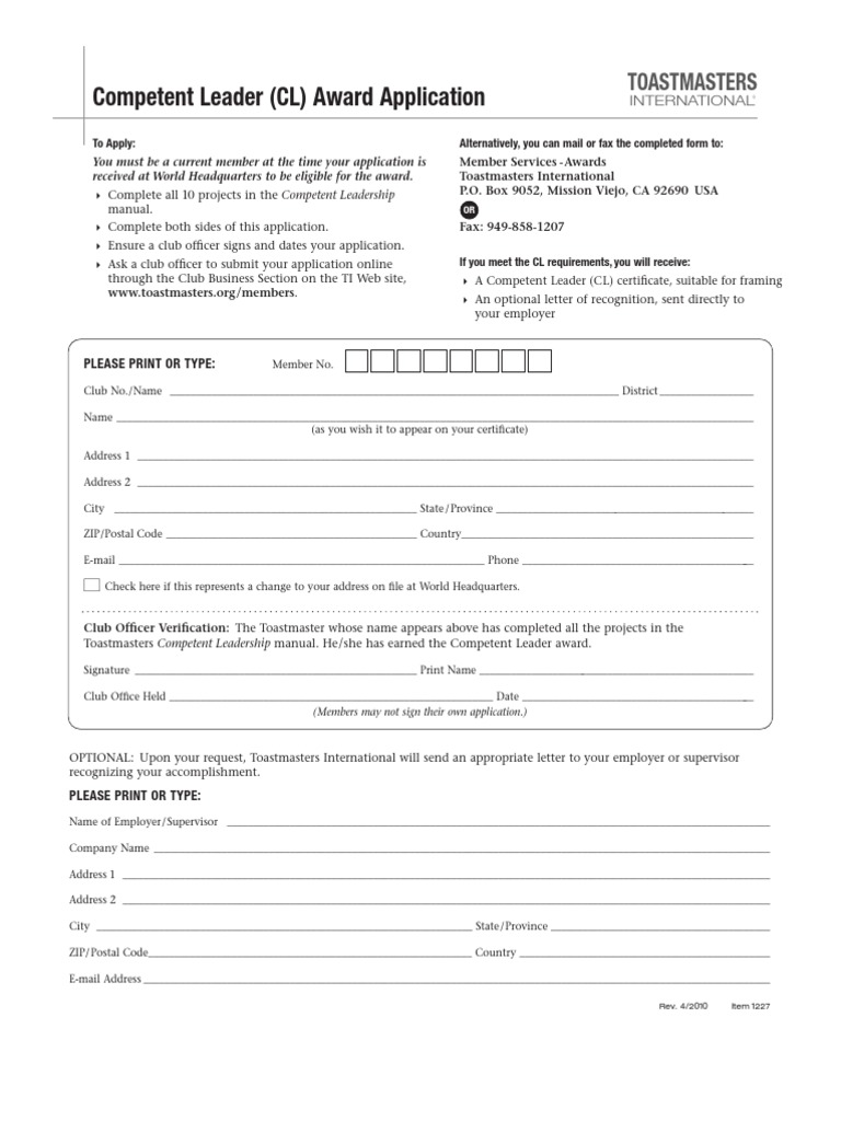 CL Application & Project Completion Record | PDF | Communication | Business