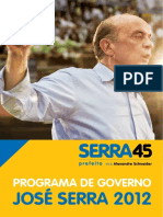 2012 Programa-de-Governo-Serra-Prefeito PDF