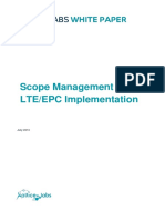 WP Scope Management For LTE EPC Implementation