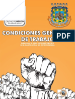 CondicionesGenerales de Trabajo SUTGDF