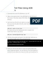 Push and Pull Files Using ADB Commands