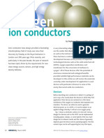 Oxygen Ion Conductors