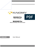 WA-54 (U) (UX) Pro User Manual (English) PDF