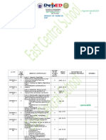 Budget of Work in ESP Grade Three K To 12