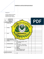 Form Inspeksi Sanitasi Rumah Sehat