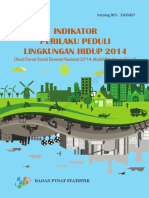 Indikator Perilaku Peduli Lingkungan Hidup 2014