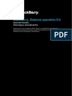 Blackberry. Sistema Operativo 5.0: Guía de Usuario Descarga y Actualización