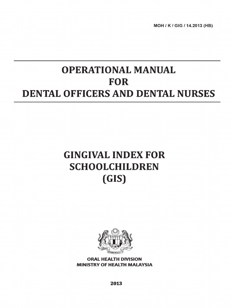 GINGIVAL INDEX SCORE GIS Dentistry Branches Facial Features