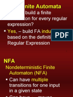 Can We Build A Finite Automaton For Every Regular Expression?, - Build FA Based On The Definition of Regular Expression