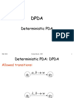 Deterministic PDA: Fall 2003 Costas Busch - RPI 1