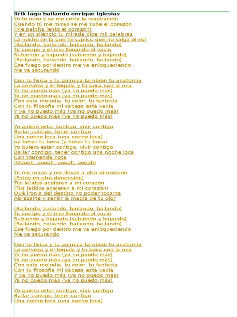 Letras de canciones populares 2023 | PDF | Musica en español