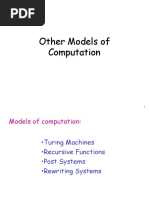 Other Models of Computation