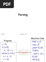 Parsing: Fall 2005 Costas Buch - RPI 1