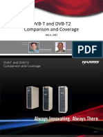 DVB-T and DVB-T2 Comparison and Coverage: July 6, 2011