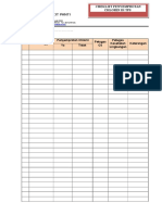 Checklist Penyemprotan Chlorin TPS