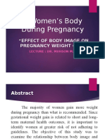 A Women's Body During Pregnancy