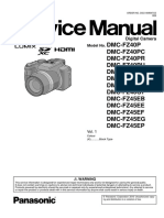 Panasonic Dmc-fz40pu Service Manual