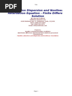 Finite Difference Solution to Advection-Dispersion Equation (2).xls