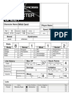 Wild Card Sheet