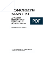 Concrete Manual 8th Edition (USBR)