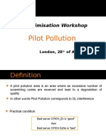 3G Optimisation Workshop: Pilot Pollution