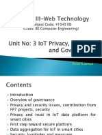 Unit 3 IoT Privacy Security Governance