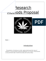 REserch Methods Proposal