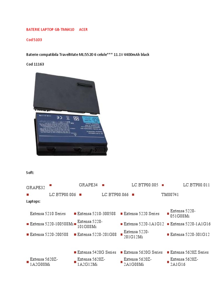 Baterii Nera V04 Personal Computers Personal Computing