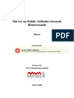 Survey on Public Attitudes towards Homosexuals 