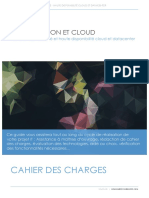 Cahier Des Charges PaaS Provisionning Datacenter