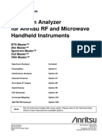 Instrument Anritsu Specanalyzer Measure Guide PDF