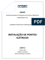 Instalação de ponto elétrico residencial