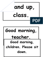 Stand Up, Class.: Good Morning, Teacher