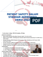 Patient Safety Dalam Standar Akreditasi Baru